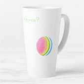 誰か連れて来る?カフェラテマグ カフェラテマグ (右アングル)