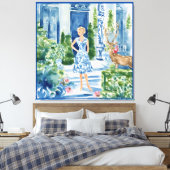 誰か食べのバラ キャンバスプリント (インサイチュ (寝室))