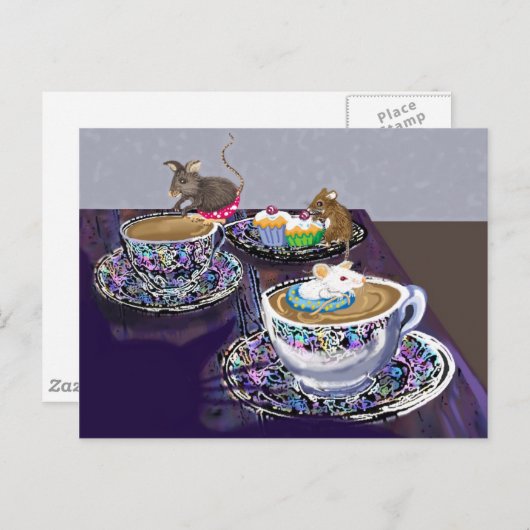 誰か飲む？ ポストカード (正面/裏面)