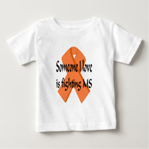 誰かI愛乳児のTシャツ ベビーTシャツ