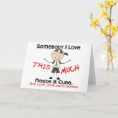 誰かI愛-若年性糖尿病(男の子) カード (黄色い花)