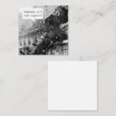 誰かTech Support Train Lavkと呼ぶ スクエア名刺 (正面/裏面)