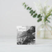 誰かTech Support Train Lavkと呼ぶ スクエア名刺 (スタンド正面)