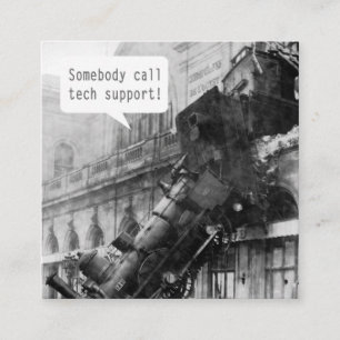 誰かTech Support Train Lavkと呼ぶ スクエア名刺