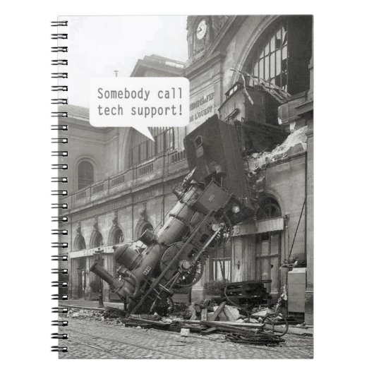 誰かTech Support Train Lavkと呼ぶ ノートブック (正面)