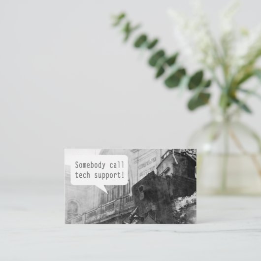 誰かTech Support Train Lavkと呼ぶ 名刺 (スタンド正面)