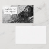 誰かTech Support Train Lavkと呼ぶ 名刺 (正面/裏面)