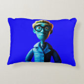 誰があなたを見ている枕 アクセントクッション (裏面)