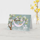 誰がおばあちゃんのカードになるだろうと思う カード (黄色い花)