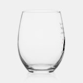 誰がこのモデレーションワインおもしろい引用文 ステムなしワイングラス (右)