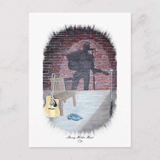 誰がこの靴を満たすだろう ポストカード (正面)