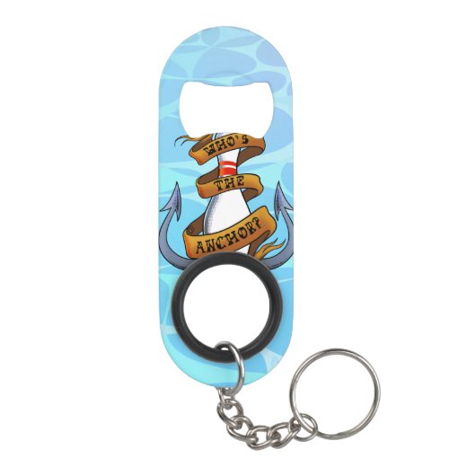 誰がアンカー？ キーホルダー栓抜き (裏面)