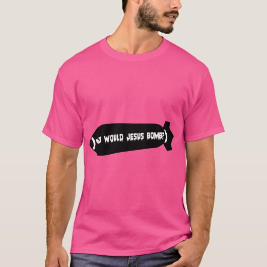 誰がイエスを爆撃しただろう Tシャツ (正面)