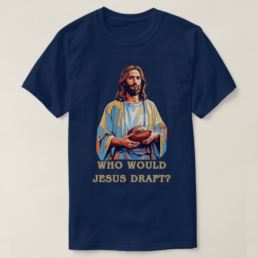 誰がイエス様荷車を引く3を Tシャツ (デザイン正面)