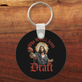 誰がイエス荷車を引くファンタジーサッカーChristian D キーホルダー (正面)