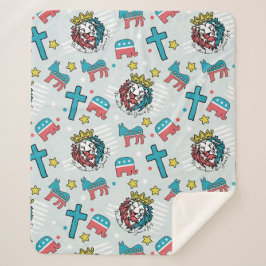 誰がオフィスにいるにも関わらずイエスは王である – シームレス シェルパブランケット