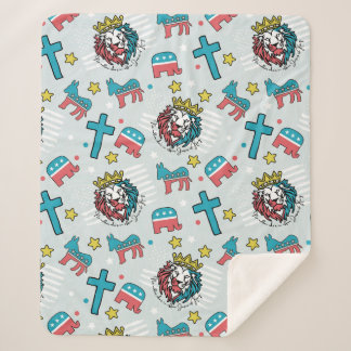 誰がオフィスにいるにも関わらずイエスは王である – シームレス シェルパブランケット