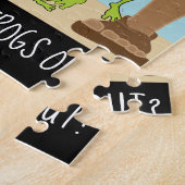 誰がカエルを出した? パズル子供へ ジグソーパズル (側面)