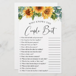 誰がカップルを一番よく知っている？ ハスフラワー シャワーゲーム