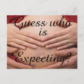 誰がカードとギフトを期待しているか推測。 案内ポストカード (正面)