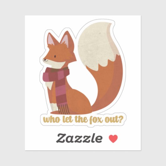 誰がキツネ シール (シート)