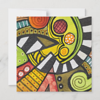 誰がキュービストのナイフでトマトを切った？ マグネット招待状