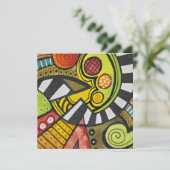 誰がキュービストのナイフでトマトを切った？ 招待状 (スタンド正面)