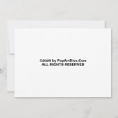 誰がキュービストのナイフでトマトを切った？ 招待状 (裏面)