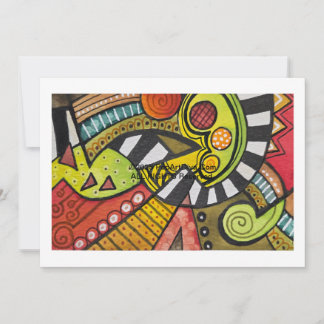 誰がキュービストのナイフでトマトを切った？ 招待状