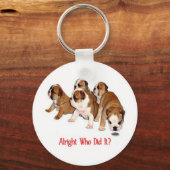 誰がキーチェーンを キーホルダー (正面)