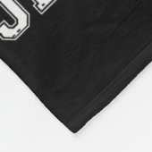 誰がクリスの荷車を引くファンタジーおもしろい フリースブランケット (角)