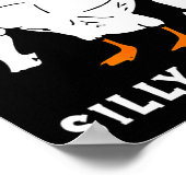 誰がグースジム間抜けミームと呼んおもしろいだ ポスター (角)