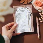 誰がゲームBoho花模様を言ったか花嫁または花婿