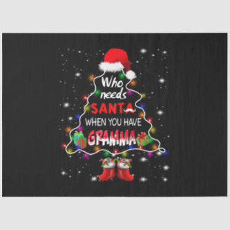 誰がサンタを必要とするときグラマ 薄葉紙