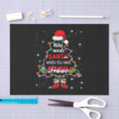誰がサンタを必要とするときグラマ 薄葉紙 (クラフト)