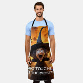 誰がサーモスタットに触れたの? エプロン (着用した状態)