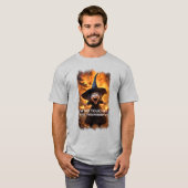 誰がサーモスタットに触れたの？ Tシャツ (正面フル)