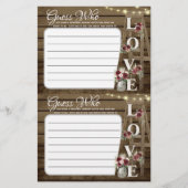 誰がシャワー素朴ゲームを当てる (正面)