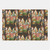 誰がタルトを盗んだ？キング・クイーン ラッピングペーパーシート (正面3)