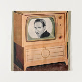 誰がテレビに映ってる? タペストリー (正面)
