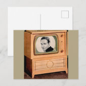 誰がテレビに映ってる？ ポストカード (正面/裏面)