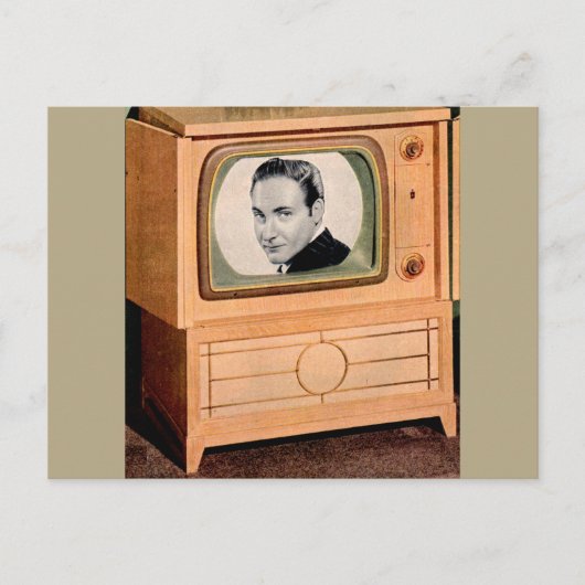 誰がテレビに映ってる？ ポストカード (正面)