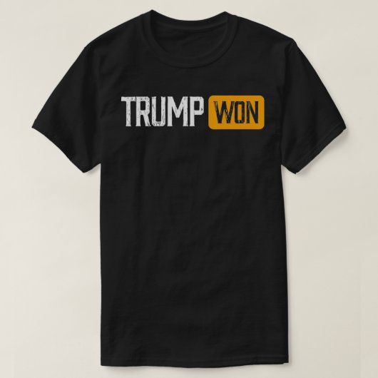 誰がトランプに勝ったか知っている私の大統領 Tシャツ (デザイン正面)
