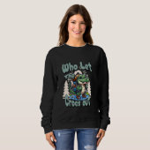 誰がハイキングバックパックゲーターCroc Tを外にクロックスを許可 スウェットシャツ (正面フル)