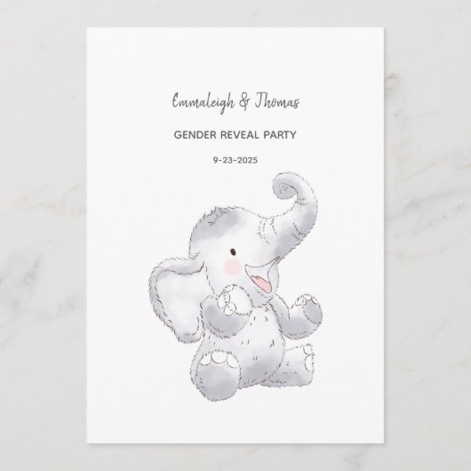 誰がパパとゲームのベビー象カードを知っている プログラム (裏面)