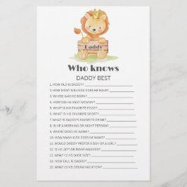 誰がパパのウッドランド最高のの赤んだシャワーゲームを知っている