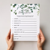 誰がパパのフレーズを終わらせることができる赤ちゃんシャワーゲーム