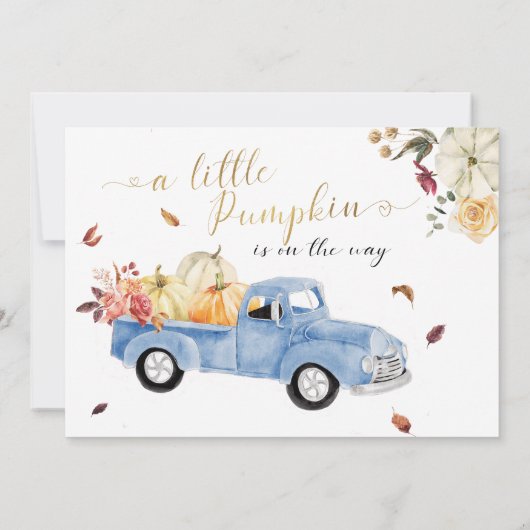 誰がパパの最高の秋赤ん坊シャワーのゲームを知っている 招待状 (裏面)