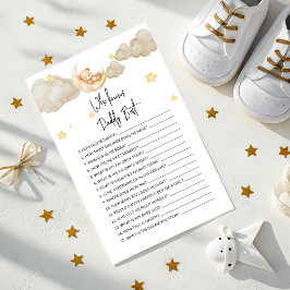 誰がパパの赤ちゃん最高のシャワーゲームを知っている