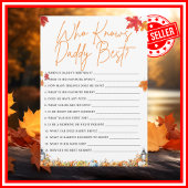 誰がパパ赤ちゃんシャワー最高のゲームかぼちゃを知っている 招待状